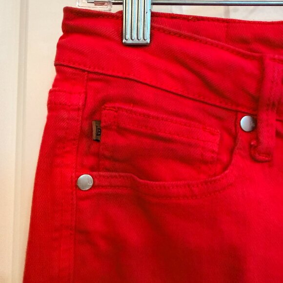 Judy Blue Red Skinny Jeans Size 13/31 - Picture 3 of 12